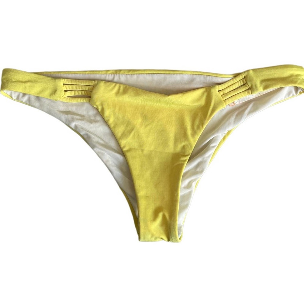 0281 NEW Yellow Cheeky Bikini Bottom